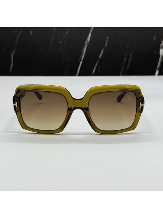 NEW TOM FORD KAYA TF1082 51F OLIVE WOMEN SQUARE SUNGLASSES TOM FORD FT1082/S 51F main image 9
